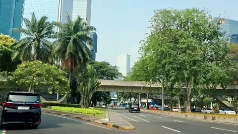 Green City (Semanggi Interchange) Stock Footage 292882446