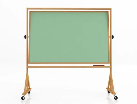 Green classic blackboard Stock Illustration