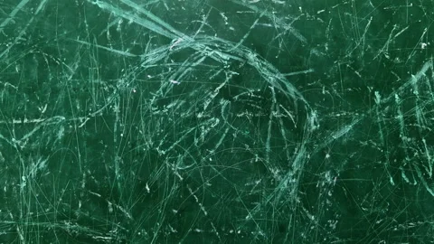 Green classroom chalkboard covered with chalk marks and erased drawings Stock Footage 341363575
