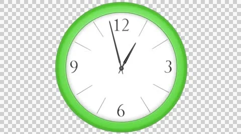 Green Clock Timelapse Stock Footage 51615417