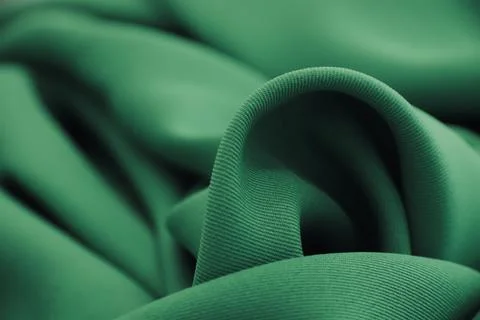 Green cloth background Fotos Stock