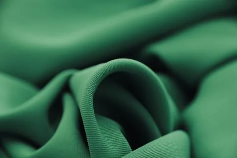 Green cloth background Stock-Fotos