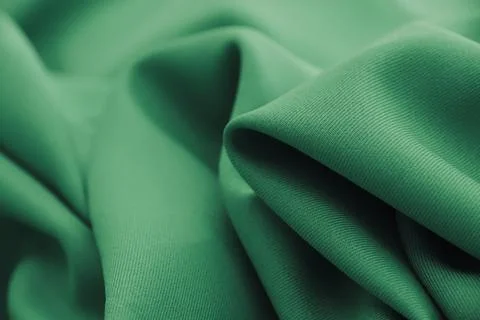 Green cloth texture background Fotos de archivo