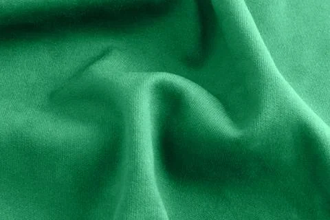 Green cloth texture Stock Photos