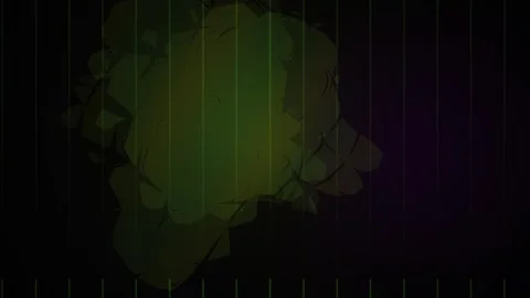 Green Cloud Abstract Background with Vertical Lines for Modern Graphic Design Stock Footage 343711260