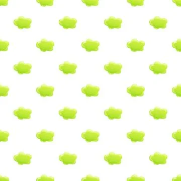 Green cloud shapes forming seamless pattern background 스톡 일러스트