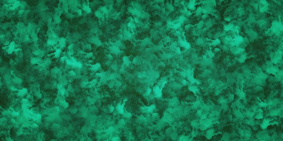 Green Clouds Element Stock Illustration