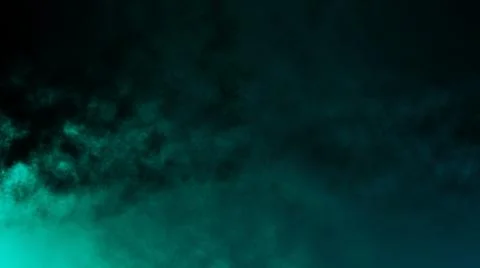 Green cloudy of night sky background Stock Illustration