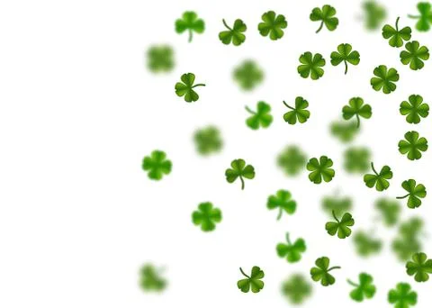 Green clover St Patrick Day Stock Illustration