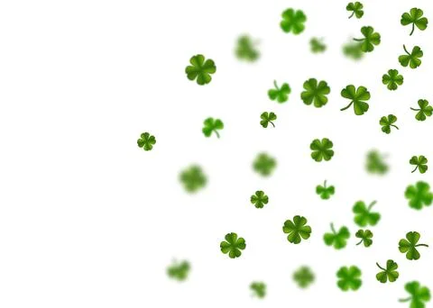 Green clover St Patrick Day Stock Illustration