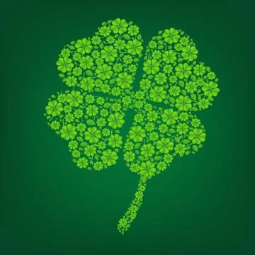 Green clover symbol Stock Illustration