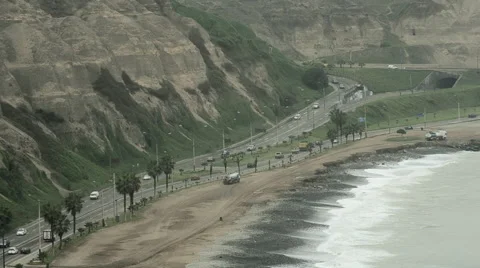 Green coast Lima Peru Vidéo 40027565