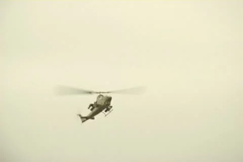 Green cobra Fly Over Stock Footage 11424046