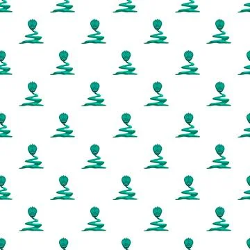 Green cobra snake pattern repeating seamless background Illustrazione stock