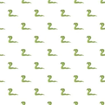 Green cobra snakes creating seamless repeatable pattern wallpaper イラスト素材
