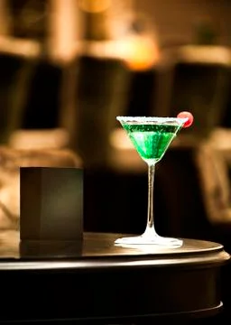 Green cocktail Stock Photos