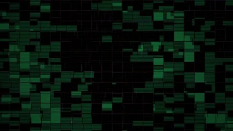 Green code on black background. 스톡 동영상 335526800