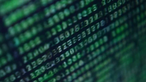 Green code on computer. code developer technology Stock Footage 204840767