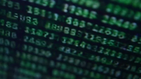 Green code on computer. code developer technology 動画素材 204840769