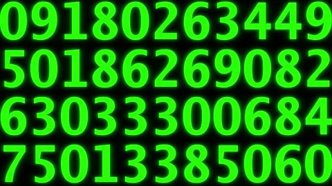 Green Code Cybersecurity Decryption Stock Footage 334004356
