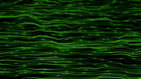 Green Code Stream – Futuristic Hacking Interface in Digital Cyberspace Stock Footage 303779840