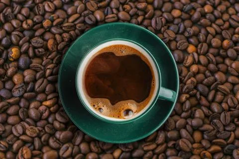Green coffee Stock Photos