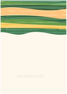 Green collage abstract field background vector illustration. Pattern with Stockillustratie