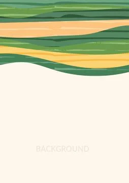 Green collage abstract field background vector illustration. Pattern with Illustrazione stock