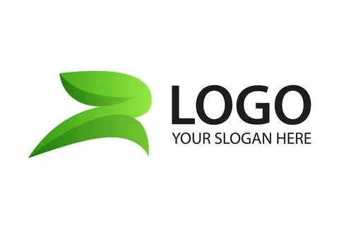 Green Color Abstract Tech Rabbit Logo Design	 Stock Illustration