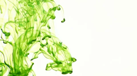 Green color dissolving Stock Footage 34087177