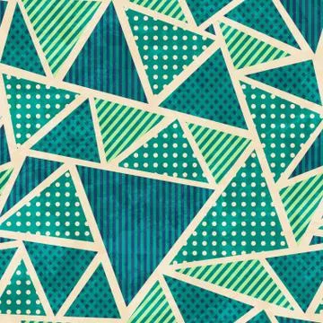 Green color fabric seamless pattern with grunge effect イラスト素材