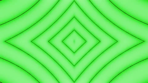 Green color glowing gloving square zoom in animated white background Vidéo 168855469