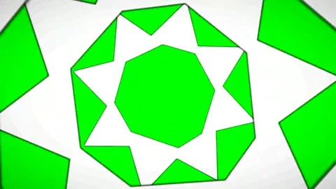 Green color moving patterns Stock Footage
