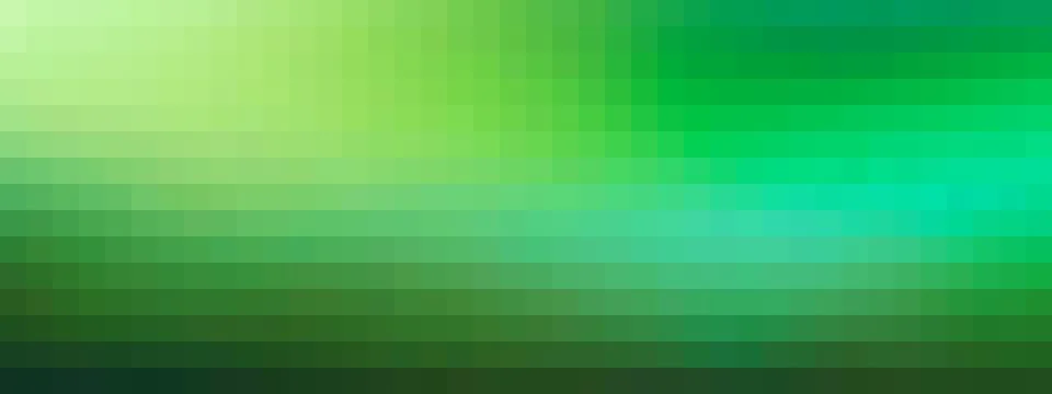 Green color pixel grid gradient abstract background Stock Illustration