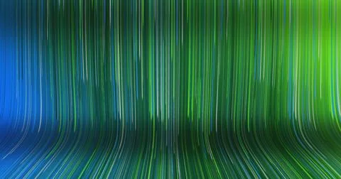 Green Color Raining Lines Background イラスト素材