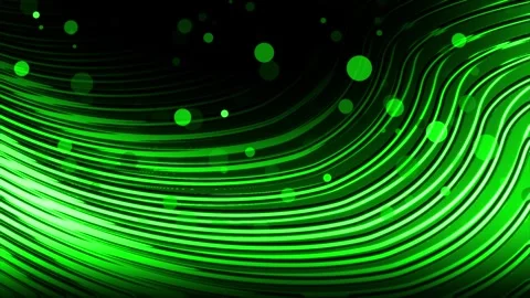 Green color shiny parallel lines background Stock Footage 296382235