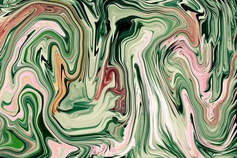 Green color wavy pattern background design graphic artist accents stylish a.. Stock Photos