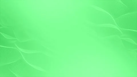 Green color wavy pattern simple and elegant futuristic background  Stock Footage 307675500