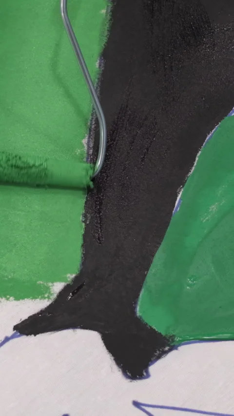 Green Coloration in Brush Stock Footage 296602079