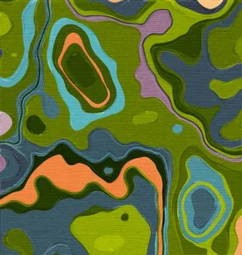 Green colored background image of the abstract ornament map Stock Illustration