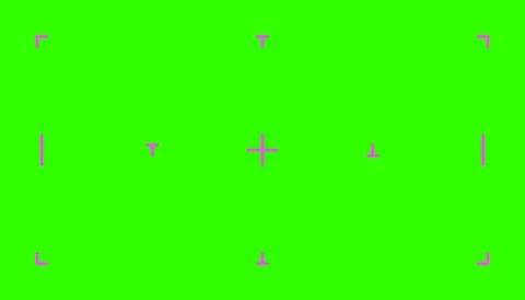 Green colored chroma key background screen flat style design vector illustration Stock Illustration