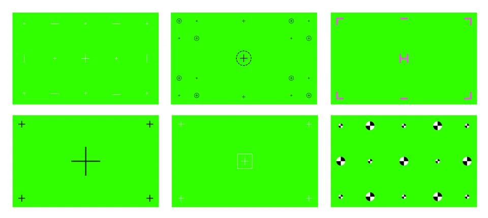 Green colored chroma key background screen flat style design vector illustration Stock Illustration