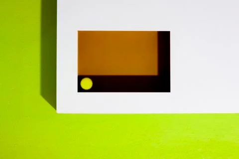 Green colored shapes Stock Photos