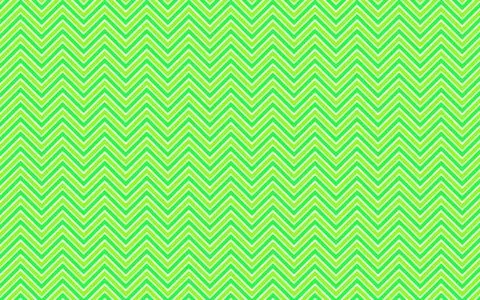 Green colored zig zag Stock Illustration