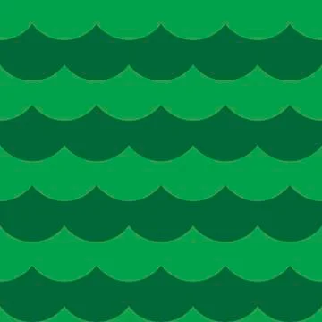 Green colorful cloudy seamless pattern background Illustrazione stock