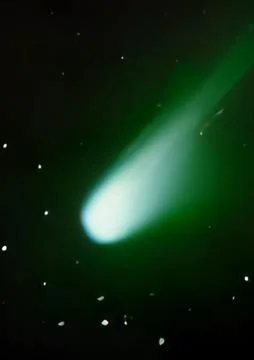Green Comet Stock Illustration