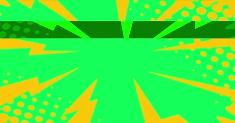 Green Comic Book Background Wallpaper Stock Footage 169736228