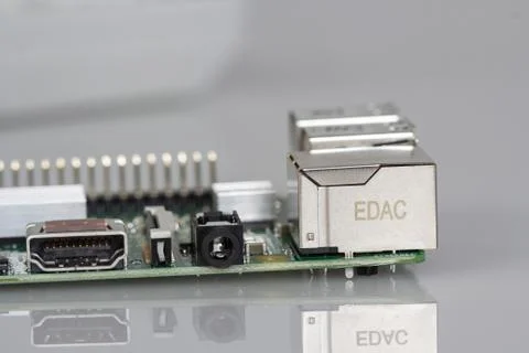 Green Computer Circuit Board Stock Photos
