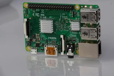 Green Computer Curcuit Board 스톡 사진