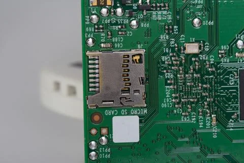 Green Computer Curcuit Board 스톡 사진